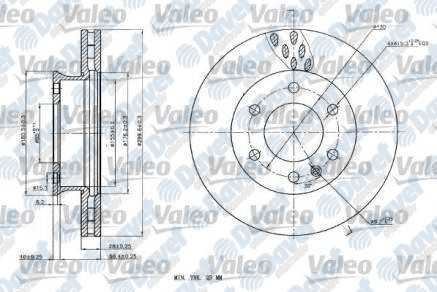 VALEO 187141 On Fren Disk Aynasi Havali 6 Bijon Sprinter 906 Volkswagen Crafter 30 - 50 2006->
